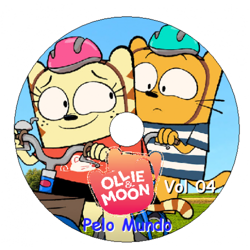 5 DVDs Ollie e Moon pelo Mundo
